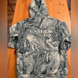 Scotch and Soda hoodie. Size M. Color light blue/ White